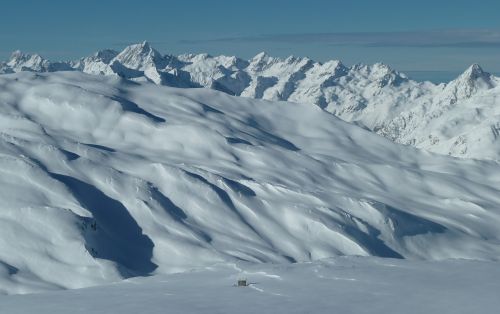 Kalnas, Sniegas, Žiema, Kraštovaizdis, Haute Savoie
