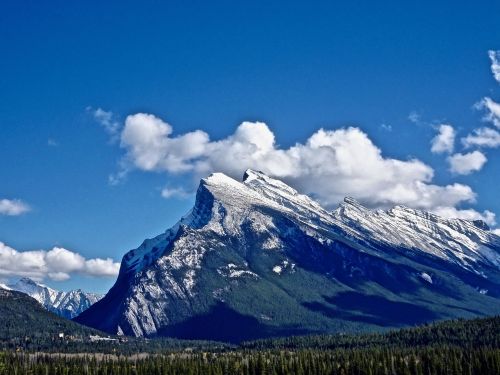 Kalnas, Banff, Kanada, Piko, Dykuma, Gamta, Kraštovaizdis, Vaizdingas