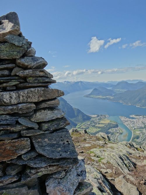 Kalnas, Gamta, Žygiai, Etapas, Fjordas, Norvegija, Peizažai