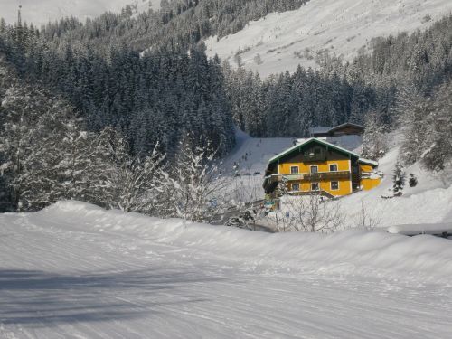 Kalnas, Sniegas, Austria, Chalet