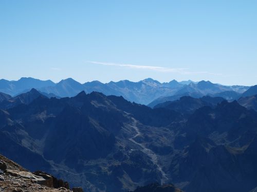 Kalnas, Pietų Viršūnė, Aukštas Kalnas, Vaizdas, Panorama, Pyrénées, Kraštovaizdis