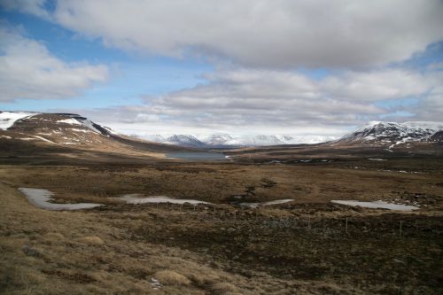 Kalnas, Highland, Lauke, Gamta, Vanduo, Debesys, Dangus