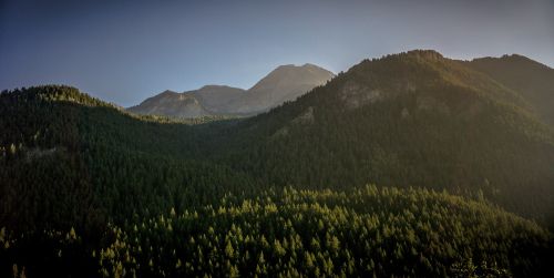 Kalnas, Slėnis, Medžiai, Augalas, Gamta, Kraštovaizdis, Mėlynas, Dangus