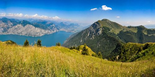 Kalnas, Ežeras, Garda, Kraštovaizdis, Vanduo, Gamta, Italy