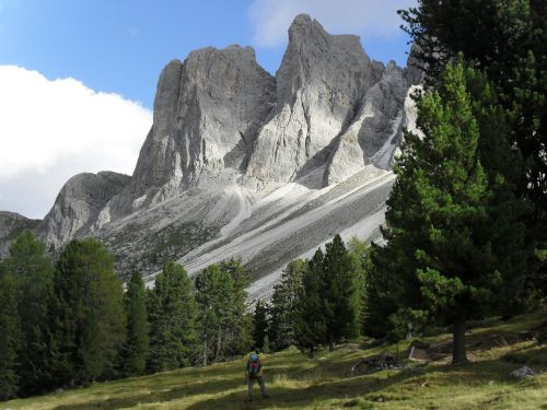 Kalnas, Žygiai, Pasivaikščiojimas, Italy, Dolomitai, Gamta