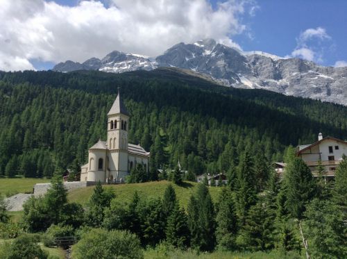 Kalnas, Saulė, Bažnyčia, Solda, South Tyrol, Ortler