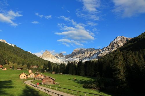 Kalnas, Dolomitai, Val Di Fassa, Ruduo, Baita