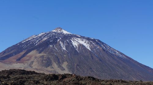 Kalnas,  Gamta,  Sniegas,  Vulkanas,  El Teide Kraštovaizdis,  Be Honoraro Mokesčio