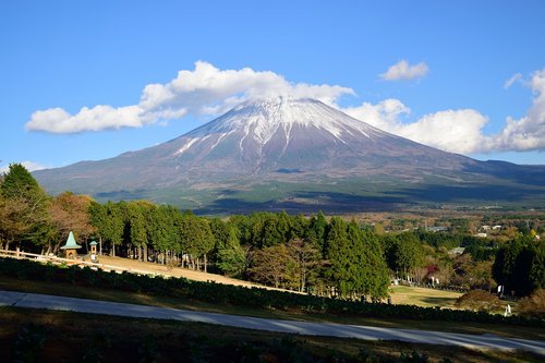 Kalnų,  Japonija,  Kalvos,  Shizuoka,  Dangus,  Medis,  Miškas,  Debesis