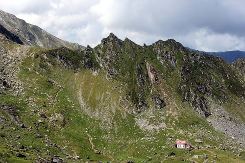 Kalnų,  Rumunija,  Fagaras,  Pobūdį,  Balea,  Kotedžas