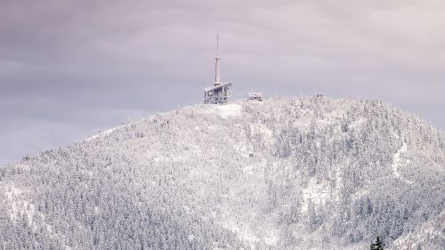 Kalnas, Sniegas, Lysa Hora, Siųstuvas