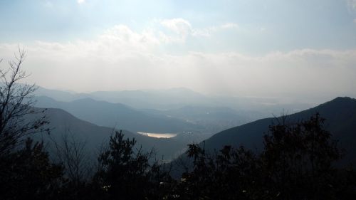 Kalnas, Ežeras, Gamta, Ruduo, Korėjos Kaimas, Miškas, Mediena, Kraštovaizdis