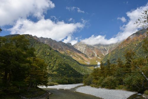 Kalnas, Japonija, Kamikochi, Nagano, Motina Gamta, Kraštovaizdis