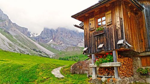 Kalnų Sodas, Pateikti, Prieglobstis, Kalnų Slidinėjimo Kurortas, Kalnų Name, Alpės, Dolomitai, Kalnų Namas