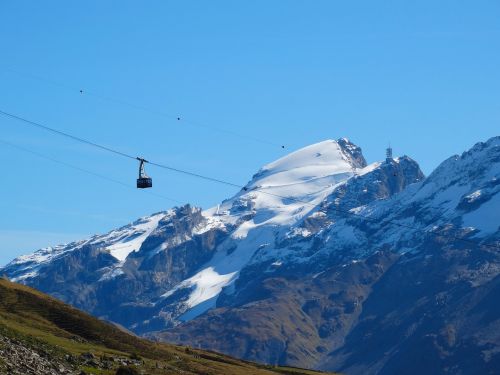 Kalnų Geležinkelis, Kalnų Viršūnių Susitikimas, Sniego Kalnai, Alpių, Šveicarija, Kalnai, Gamta, Melchsee-Frutt, Tannensee