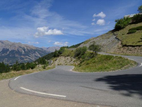 Kalnų Kelias, Pietų Alpėse, France, Tekintas Kelias
