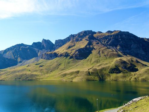 Kalnų Viršūnių Susitikimas, Melchsee-Frutt, Tannensee, Bergsee, Alpių, Alpių Ežeras, Šveicarija, Kalnai, Gamta