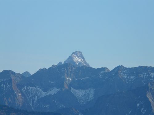 Kalnai, Panorama, Hochvogel, Allgäu Alpės, Vokietija, Alpių, Tolimas Vaizdas, Kalnų Oras, Plaukų Džiovintuvas, Kraštovaizdis, Gamta, Aukščiausiojo Lygio Susitikimas, Mėlynas