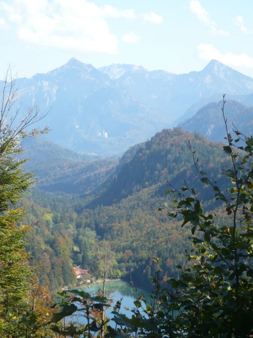 Kalnai, Gamta, Alpių, Ežeras, Aukščiausiojo Lygio Susitikimas, Panorama, Mėlynas, Vanduo, Vokietija, Mažas Ežeras, Bergsee