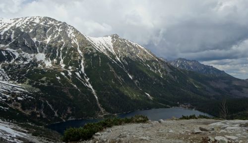 Kalnai, Tatry, Morskie Oko, Aukštas Tatras, Kraštovaizdis, Nacionalinis Parkas, Aukštis, Tvenkinio Kalnas