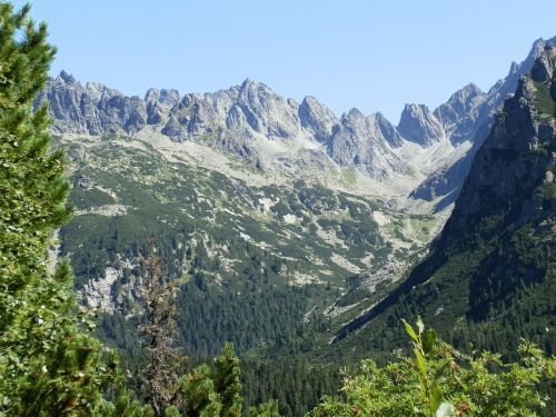Kalnai, Aukštas Tatras, Gamta, Akmenys, Slovakijos Respublika