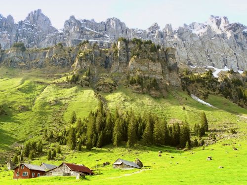 Kalnai, Gamta, Šveicarija, Kraštovaizdis