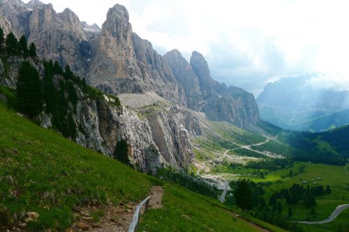 Kalnai, Kalnų Pasaulis, South Tyrol, Dolomitai, Bergstrasse, Gamta, Kraštovaizdis