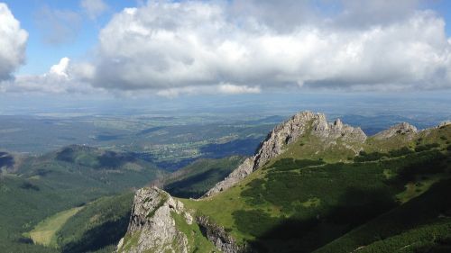 Kalnai, Tatry, Lenkija, Kraštovaizdis, Aukštas Tatras