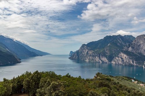 Kalnai, Ežeras, Italy, Garda, Vaizdas, Šventė, Atsigavimas, Požiūris