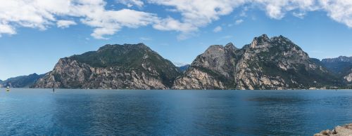 Kalnai, Ežeras, Garda, Italy, Panorama, Vaizdas, Gamta, Kraštovaizdis