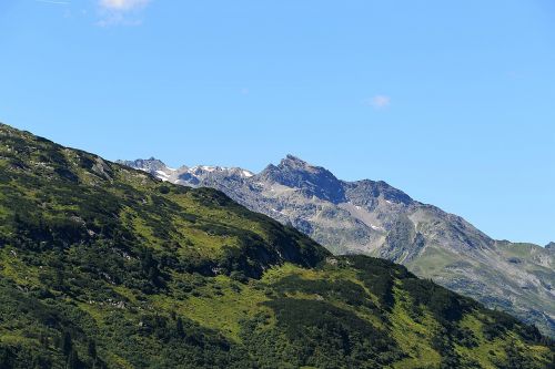 Kalnai, Panorama, Tyrol, Kaunertal, Tolimas Vaizdas, Alpenpanorma