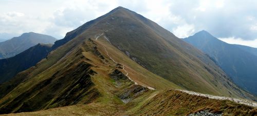 Kalnai, Tatry, Kraštovaizdis, Takas, Gamta, Viršuje, Vakarų Tatras, Turizmas