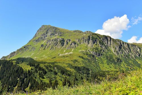 Kalnai, Almen, Austria, Alpenpanorma