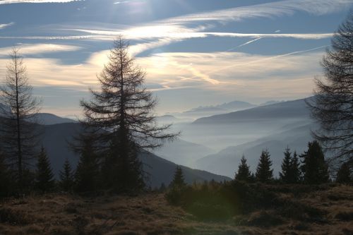 Kalnai, Debesys, Rūkas, Kraštovaizdis, South Tyrol, Dangus, Dolomitai, Italy