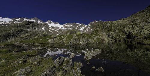 Kalnai, Ežeras, Tyrol, Kraštovaizdis, Veidrodis, Ledynas, Tvenkinys, Vaizdingas, Vanduo, Bergsee