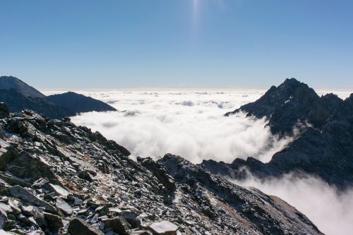 Kalnai, Tatras, Debesys, Kraštovaizdis, Slovakija