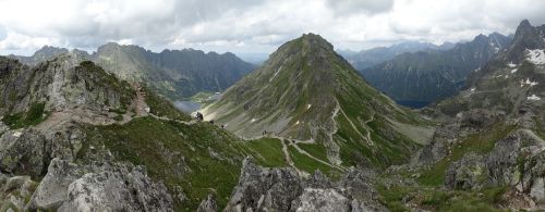 Kalnai, Tatry, Aukštas Tatras, Kraštovaizdis, Lenkija, Gamta, Panorama, Nacionalinis Parkas, Pėsčiųjų Takai