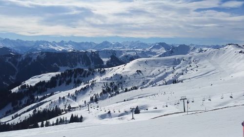 Kalnai, Alpių, Austria, Tyrol, Sniegas, Liftas, Keltuvas, Horizontas, Žiemos Sportas, Sportas, Žiema, Žiemą