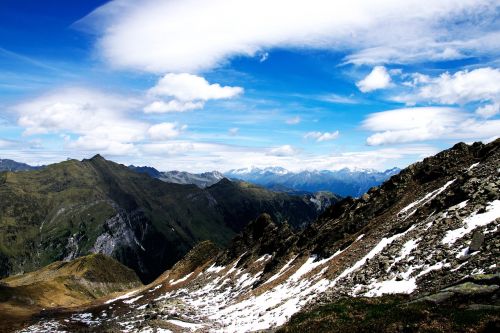 Kalnai, Sniegas, Alpių, Kraštovaizdis, Allgäu, South Tyrol, Dangus, Italy, Debesys, Gamta