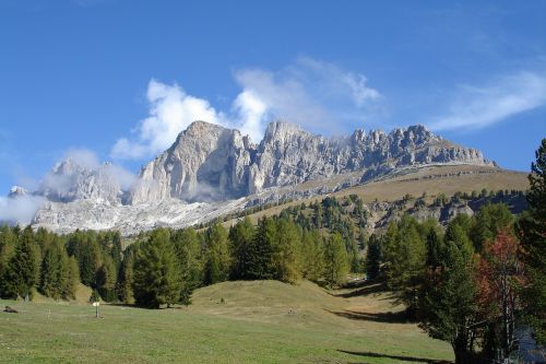 Kalnai, Dolomitai, Rožių Sodas, Alpių, South Tyrol