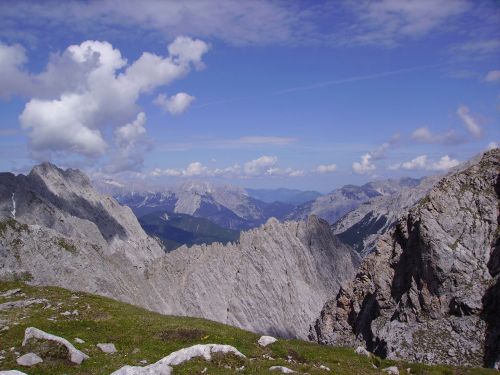 Kalnai, Gamta, Austria, Debesys, Platus