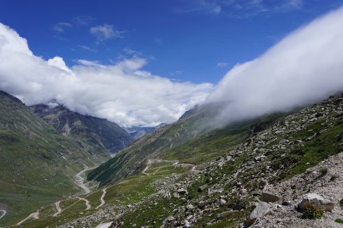 Kalnai, Indija, Himalaja, Rotentas, Jamachal Pradesh