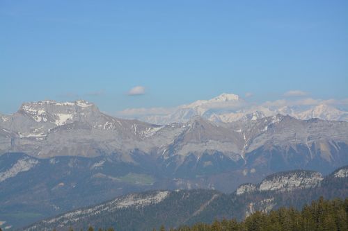Kalnai, Haute Savoie, Haute-Savoie, Kraštovaizdis, France, Mont Blanc, Vaizdas