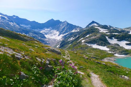 Kalnai, Kalnų Panorama, Kraštovaizdis, Gamta, Ledynas, Alpių Žygis, Austria