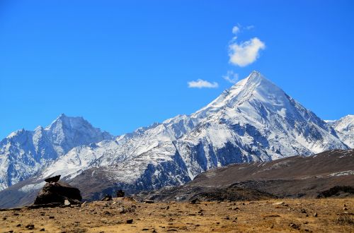 Kalnai, Himalajus, Kraštovaizdis, Spiti Slėnis, Jamachal Pradesh, Indija, Turizmas, Kelionė