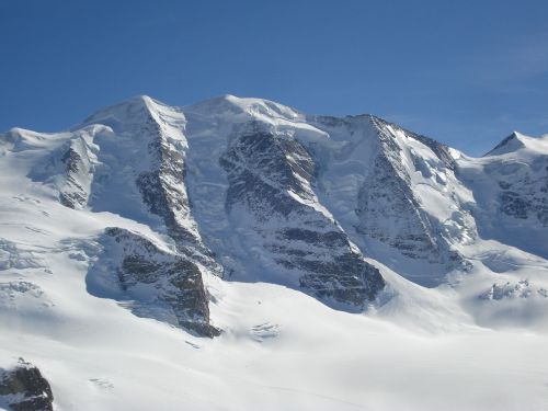 Kalnai, Alpių, Piz Palu, St Moritz, Engadin, Pontresina