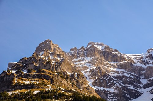 Kalnai,  Alpine,  Masyvas,  Ežeras Klöntal,  Vrenelisgärtli,  Summit,  Pobūdį,  Dangus,  Kraštovaizdis,  Glarus,  Šveicarija,  Kalnų Viršūnių Susitikimas,  Sniegas,  Kalnų,  Panorama,  Klöntal