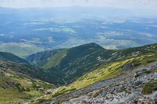 Kalnai,  Kalvos,  Pobūdį,  Akmenys,  Kriváň,  Dangus,  Slovakija,  Hill,  Top,  Nuo Viršaus,  Panorama,  Šalis