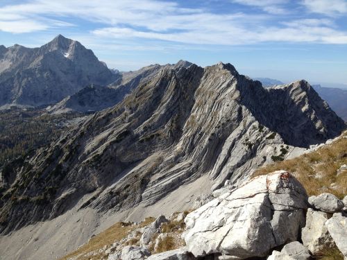 Kalnai, Alpių, Žygis, Panorama, Austria