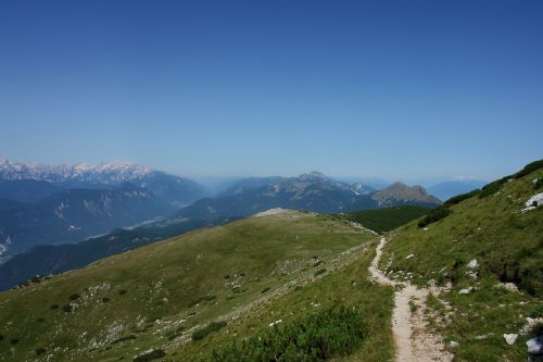 Kalnai, Žygiai, Vaizdas, Mėlynas Dangus